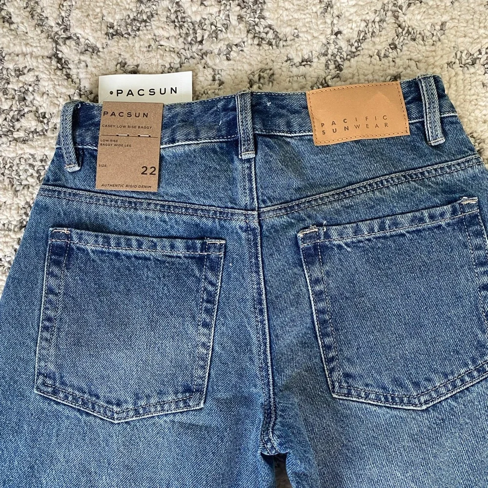 PacSun Blue Flare & Wide Leg Jeans - Picture 3 of 4